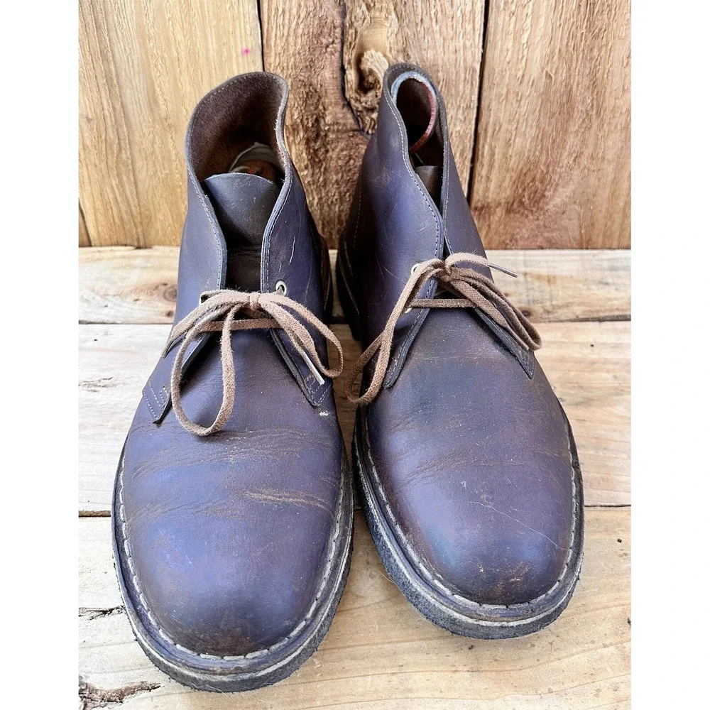 Clarks Desert Chukka Shoes Boots Men's Retro Sz 9 M Grunge Hipster
